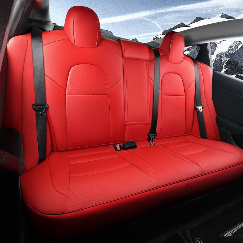 All-Inclusive Custom Tesla Model 3/Highland/Y Nappa Leather Car Seat Covers Full Set