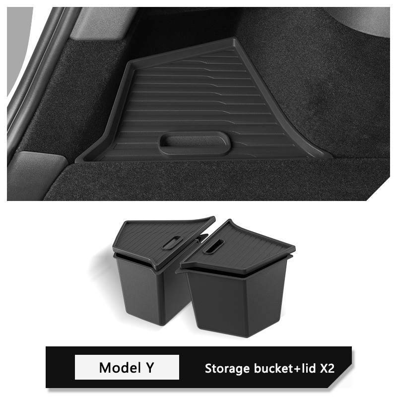 Suitable for Tesla Model 3/Highland/Y/X/S trunk storage box