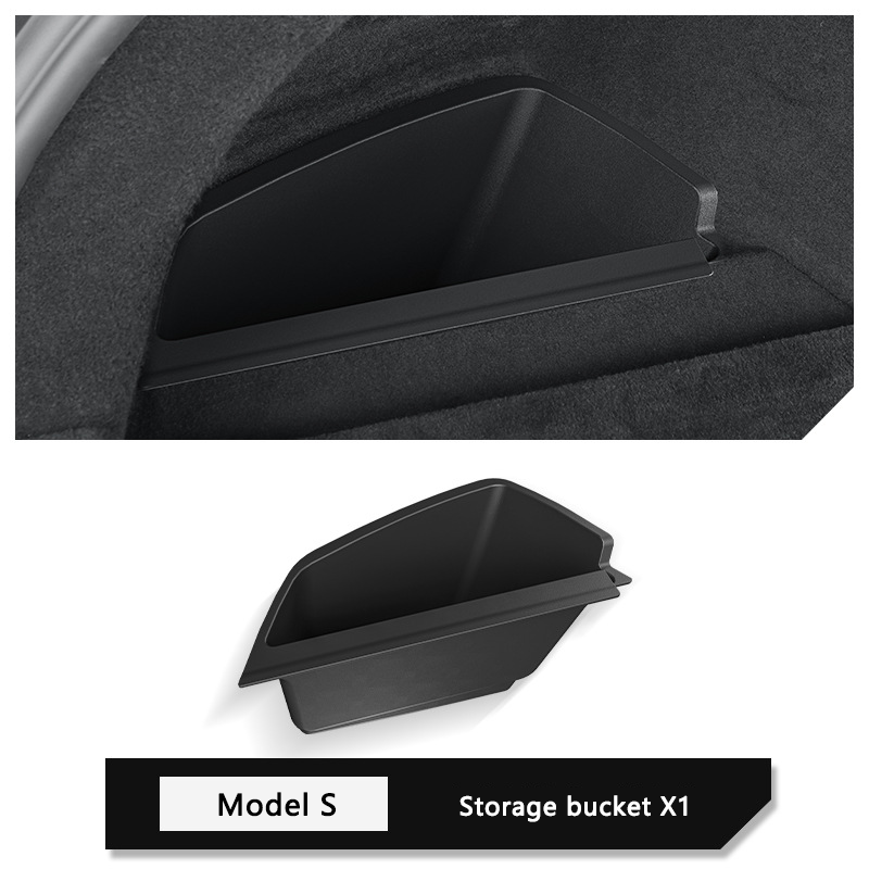 Suitable for Tesla Model 3/Highland/Y/X/S trunk storage box