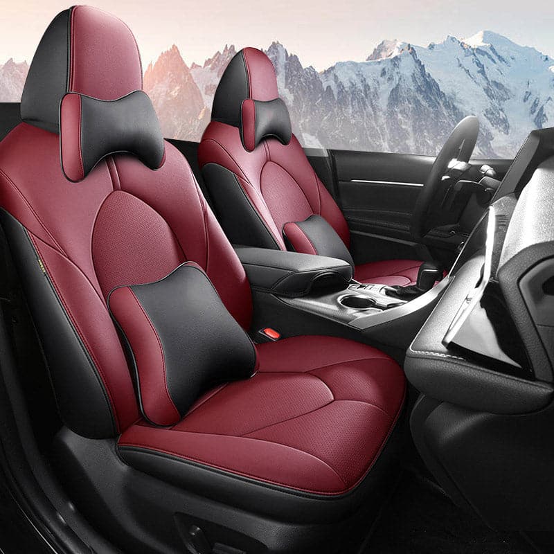 Toyota Camry(2012-2024) Custom Leather Car Seat Cover Full Set