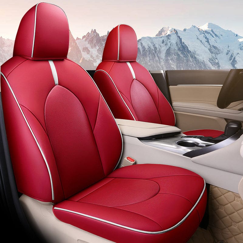 Toyota Camry(2012-2024) Custom Leather Car Seat Cover Full Set