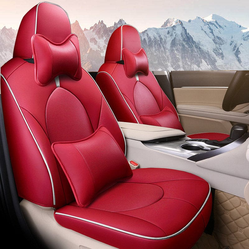 Toyota Camry(2012-2024) Custom Leather Car Seat Cover Full Set