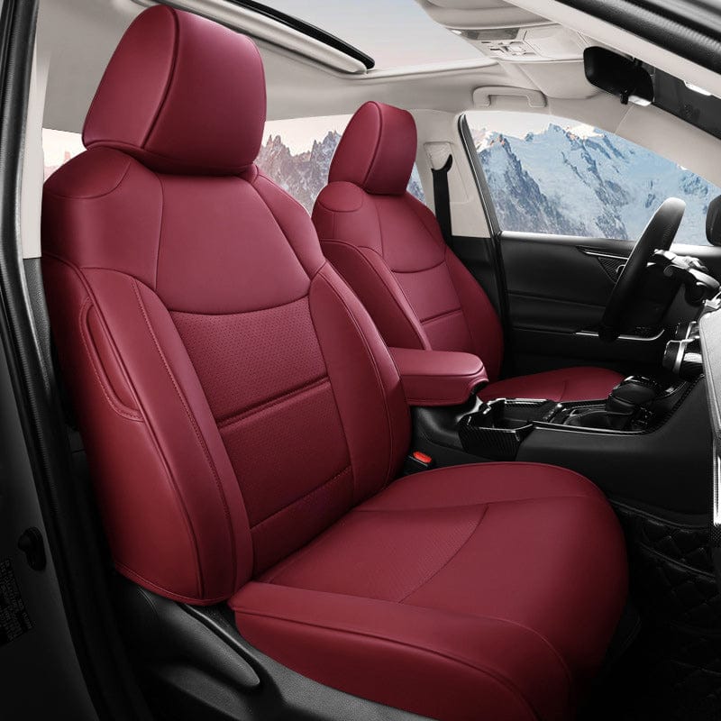 Toyota Rav4 (2013-2023) Custom Leather Car Seat Cover Full Set