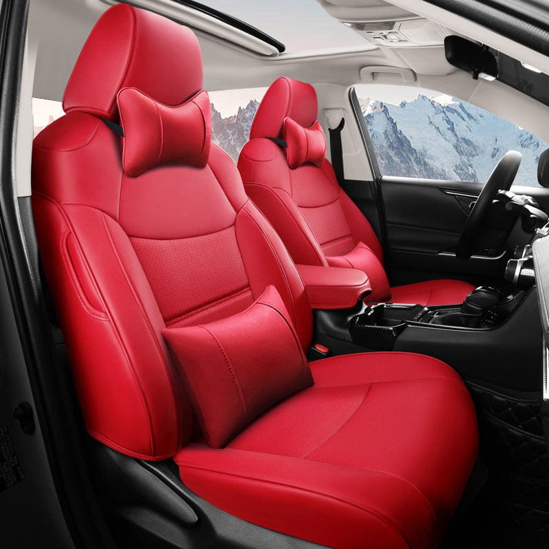 Toyota Rav4 (2013-2023) Custom Leather Car Seat Cover Full Set