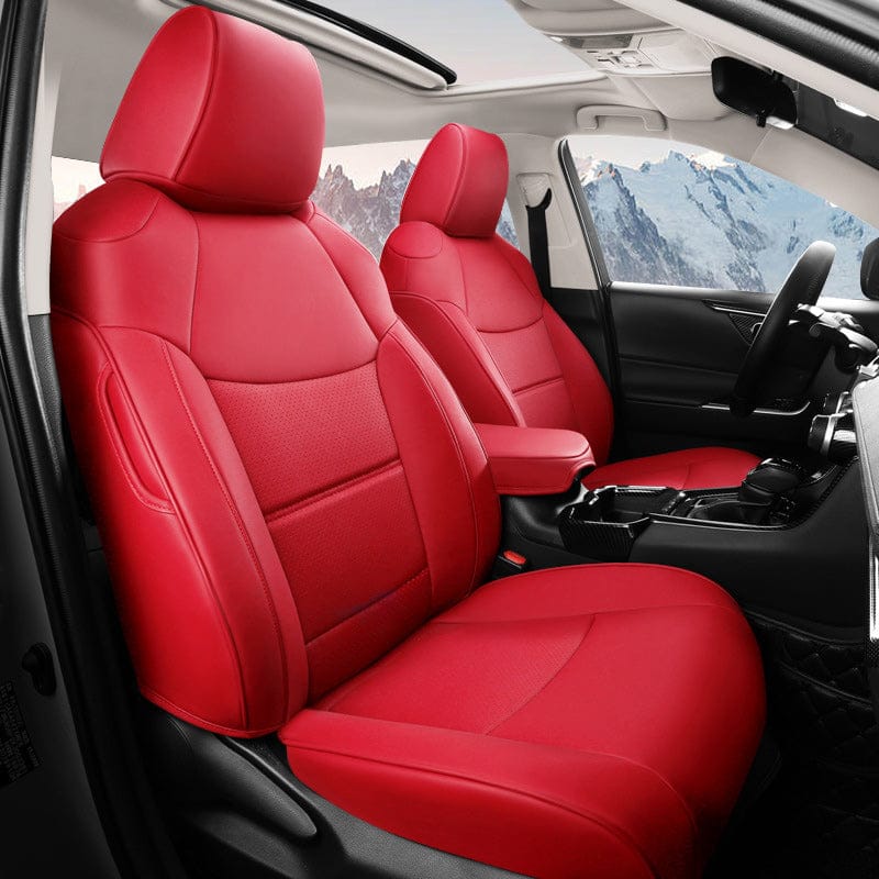 Toyota Rav4 (2013-2023) Custom Leather Car Seat Cover Full Set