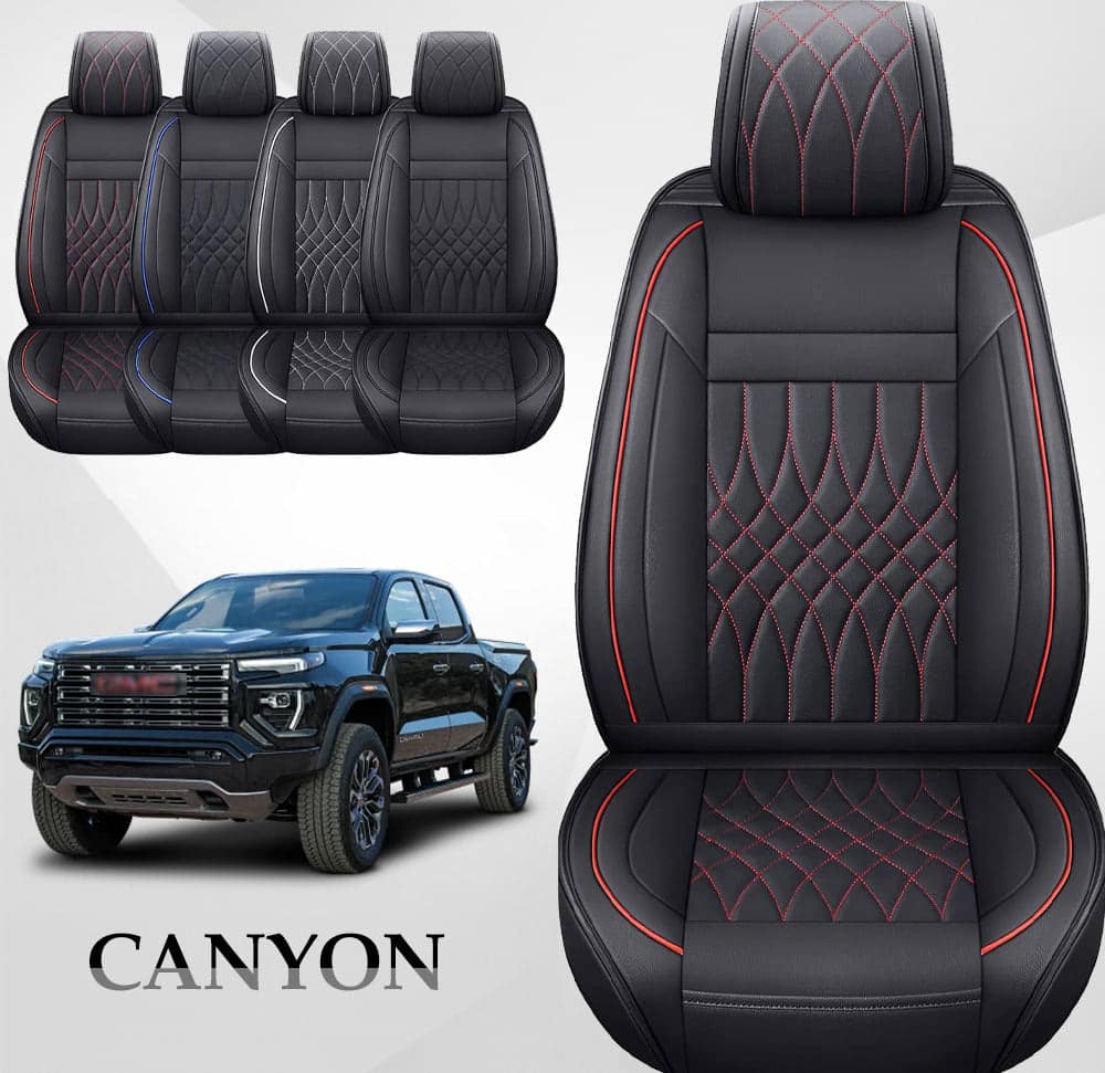 Custom Fit Car Seat Covers Full Set for GMC Canyon(2015-2024)