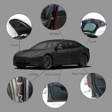 Load image into Gallery viewer, Car Door Seal Strip Kit Soundproof Rubber for Tesla Model S/3/X/Y