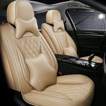 Load image into Gallery viewer, Amancarport Car Seat Cover Full Set, Waterproof Leather Seat Covers Suitable for Most Cars