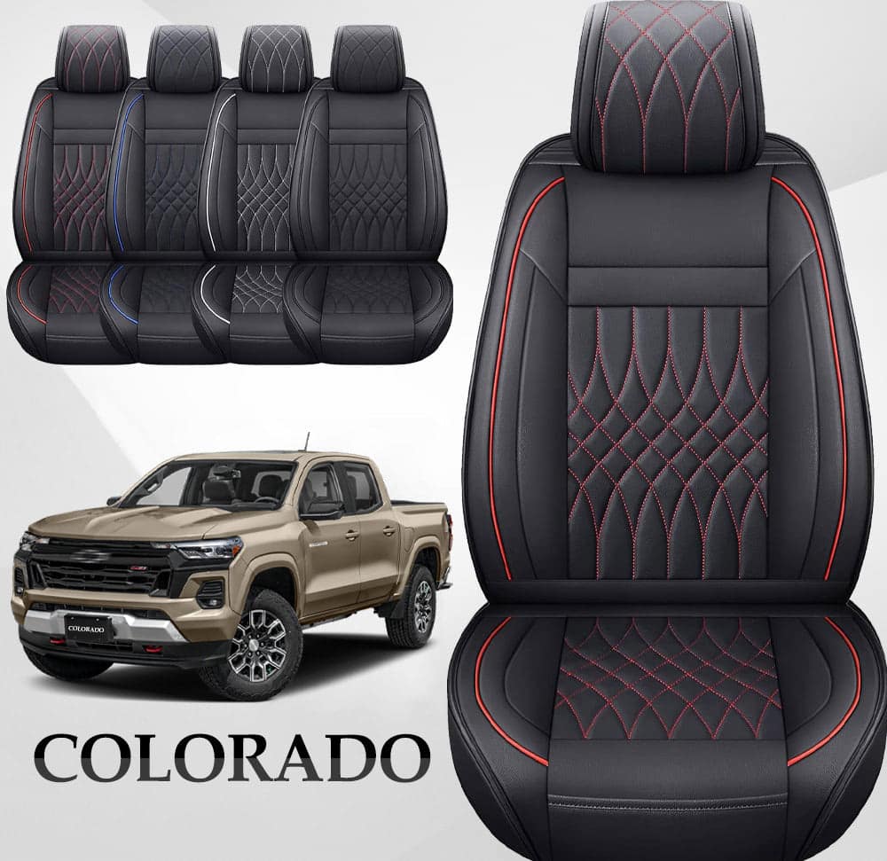 Custom Fit Car Seat Covers Full Set For Chevrolet Colorado (2015-2024)