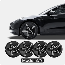 Load image into Gallery viewer, Starfish Style Wheel Covers for Tesla Model 3 18-inch and Model Y 19-inch