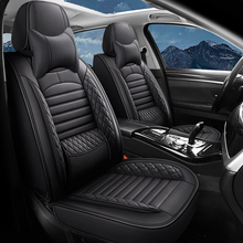 Load image into Gallery viewer, Universal Leather Car Seat Covers With Lumbar Support Fit for Most Cars