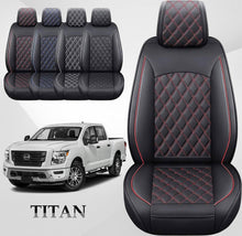 Load image into Gallery viewer, Custom Fit Car Seat Covers Full Set for Nissan Titan(2017-2024)