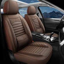 Load image into Gallery viewer, Universal Leather Car Seat Covers With Lumbar Support Fit for Most Cars