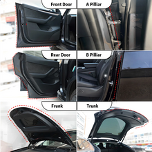 Load image into Gallery viewer, Car Door Seal Strip Kit Soundproof Rubber for Tesla Model S/3/X/Y