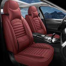 Load image into Gallery viewer, Universal Leather Car Seat Covers With Lumbar Support Fit for Most Cars