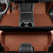 Load image into Gallery viewer, Special for Tesla Model 3 and Model Y Leather Floor Mat Fully Surrounded By All-Weather Floor Mat