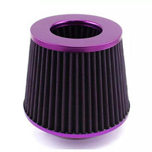 Load image into Gallery viewer, Universal Clamp-On Air Filter, Available in 64mm, 76mm, 89mm, and 100mm Sizes, High Flow Round Tapered Cone, Closed-Top Cool Air Filter Cleaner