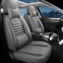 Load image into Gallery viewer, Universal Leather Car Seat Covers With Lumbar Support Fit for Most Cars