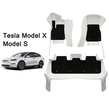 Load image into Gallery viewer, Special for Tesla Model S and Model X Leather Floor Mat Fully Surrounded By All-Weather Floor Mat