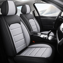 Load image into Gallery viewer, Delicate Leather Car Seat Covers Full Set, Custom For Your Cars, Waterproof Leather Front Rear Seat Automotive Protection Cushions, Car Accessories