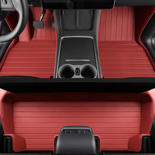 Load image into Gallery viewer, Special for Tesla Model 3 and Model Y Leather Floor Mat Fully Surrounded By All-Weather Floor Mat