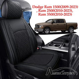 Dodge Ram Car Seat Covers Full Set Compatible with Ram 1500(2009-2023), Ram 2500(2010-2023), Ram 3500(2010-2023)