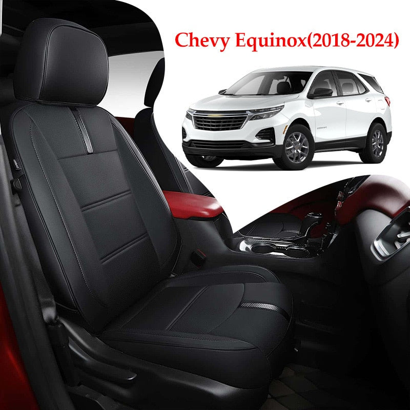 Special for Chevy Equinox(2018-2024) Leather Car Seat Covers Full Set