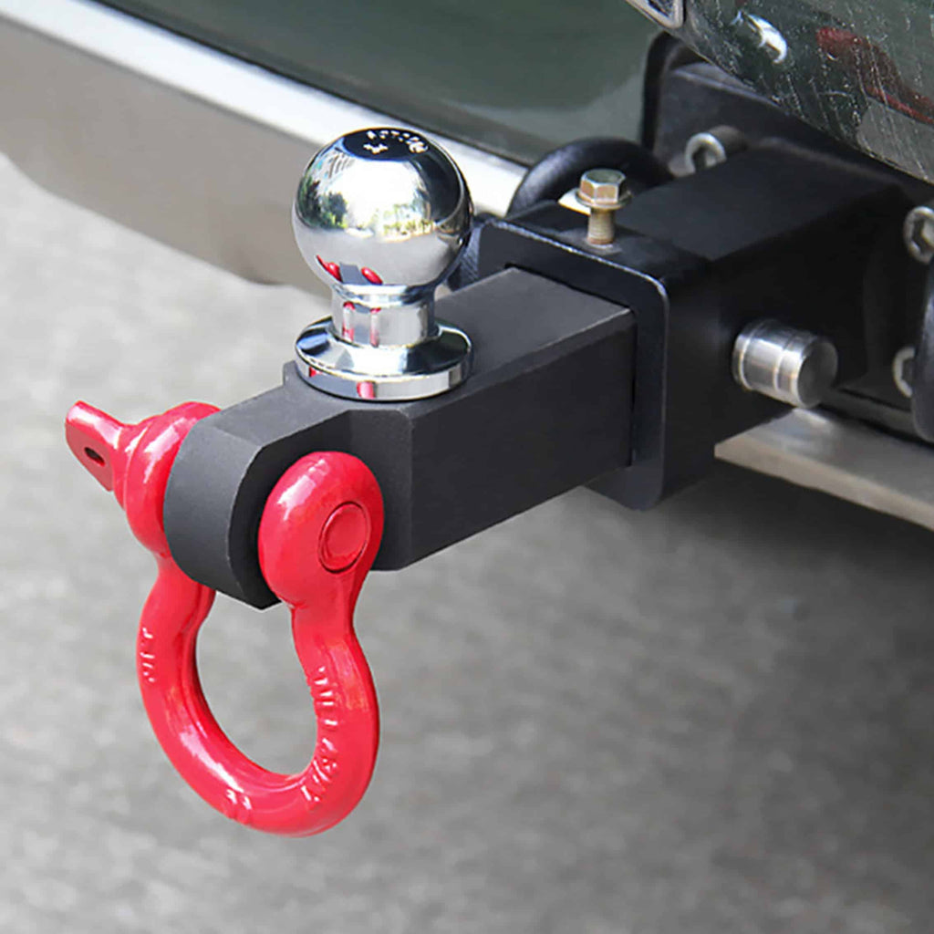 Solid Shank Shackle 13,000 lbs with 5/8" Trailer Hitch Lock ，Hitch Pin Lock