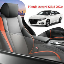 Load image into Gallery viewer, Leather Car Seat Cover Full Set Fits Honda Accord (2018-2022)