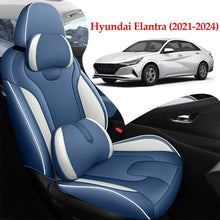 Load image into Gallery viewer, Luxury Leather Car Seat Cover Full Set For Hyundai Elantra (2021-2024)