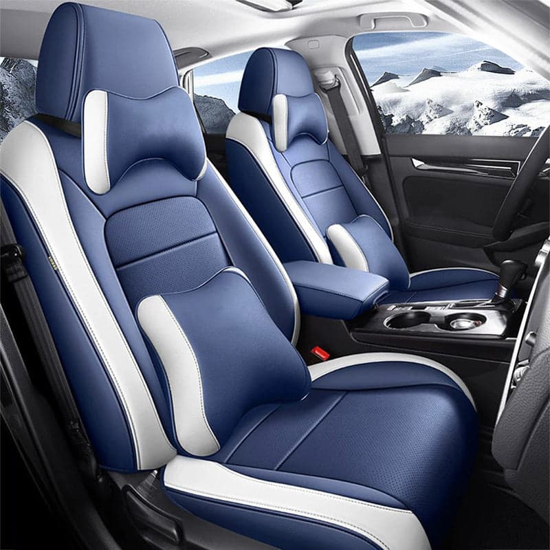 Luxury Leather Car Seat Cover Full Set For Honda Civic (2022-2024)