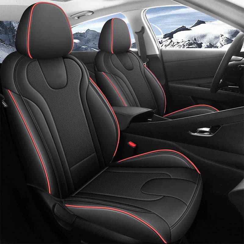 Luxury Leather Car Seat Cover Full Set For Hyundai Elantra (2021-2024)