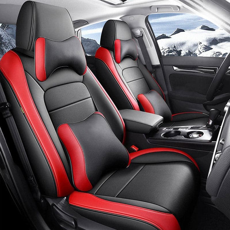 Luxury Leather Car Seat Cover Full Set For Honda Civic (2022-2024)