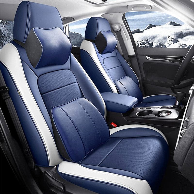 Luxury Leather Car Seat Cover Full Set For Honda Civic (2022-2024)