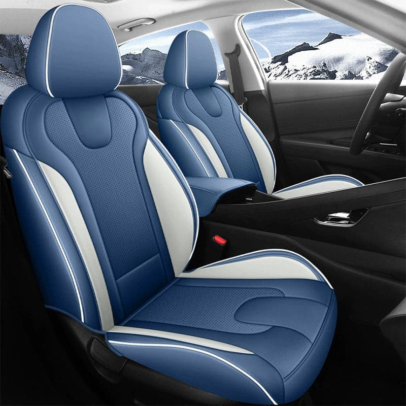 Luxury Leather Car Seat Cover Full Set For Hyundai Elantra (2021-2024)