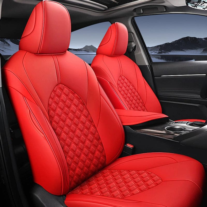 Toyota Camry(2018-2024) Custom Sport Style Leather Car Seat Cover