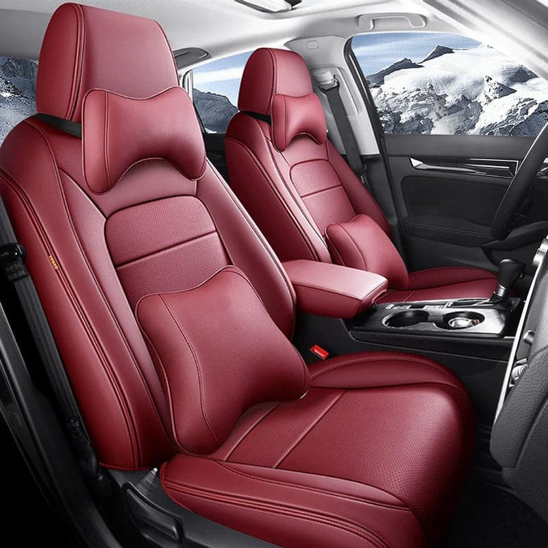 Luxury Leather Car Seat Cover Full Set For Honda Civic (2022-2024)