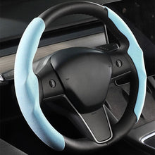 Load image into Gallery viewer, Tesla Model 3 Model Y Suede Steering Wheel Cover (2 Pcs/Set)