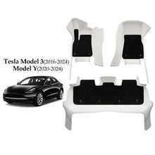 Load image into Gallery viewer, Special for Tesla Model 3 and Model Y Leather Floor Mat Fully Surrounded By All-Weather Floor Mat