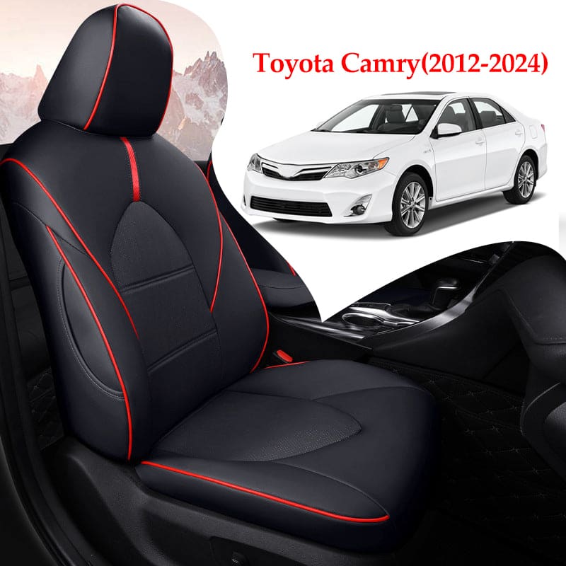 Toyota Camry(2012-2024) Custom Leather Car Seat Cover Full Set