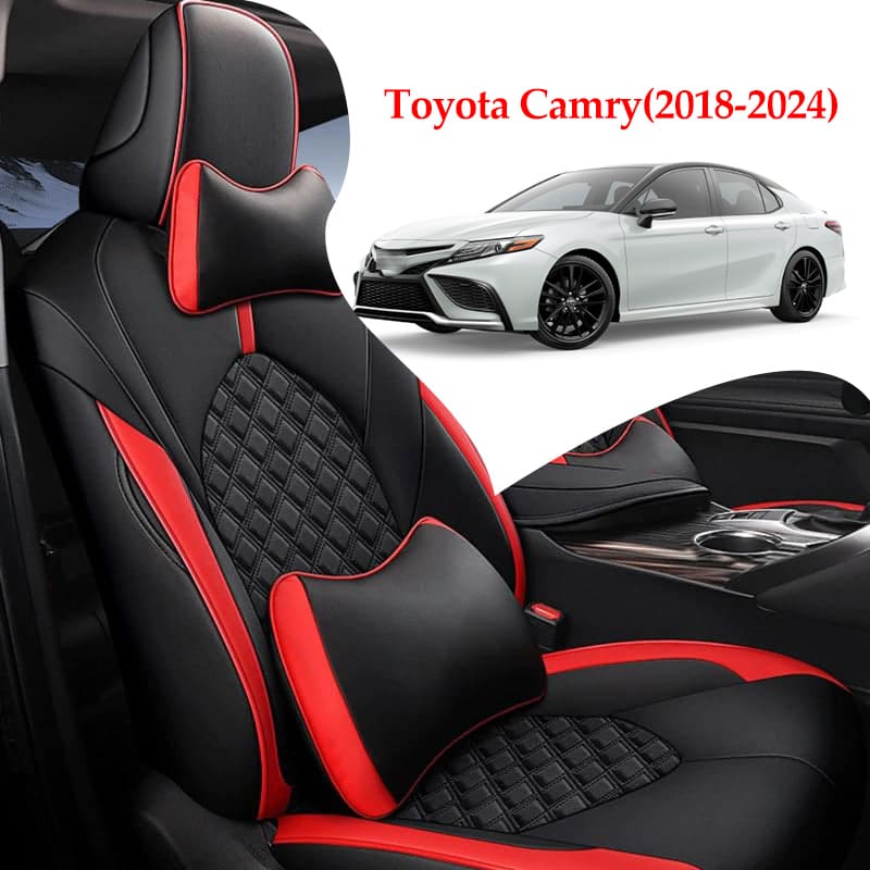 Toyota Camry(2018-2024) Custom Sport Style Leather Car Seat Cover