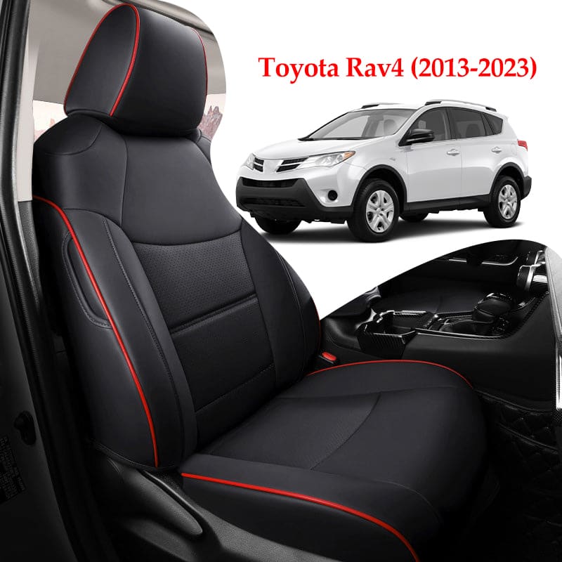 Toyota Rav4 (2013-2023) Custom Leather Car Seat Cover Full Set