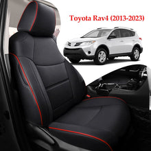 Load image into Gallery viewer, Toyota Rav4 (2013-2023) Custom Leather Car Seat Cover Full Set