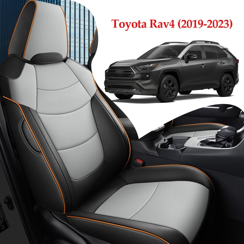 Toyota Rav4 (2019-2024) Custom Leather Car Seat Cover Full Set