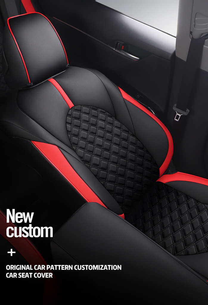 Toyota Camry(2018-2024) Custom Sport Style Leather Car Seat Cover